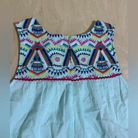 NWT Spade & Heart Lindsie Embroidered Detail Yoke Tank Top Size L - Picture 8 of 8